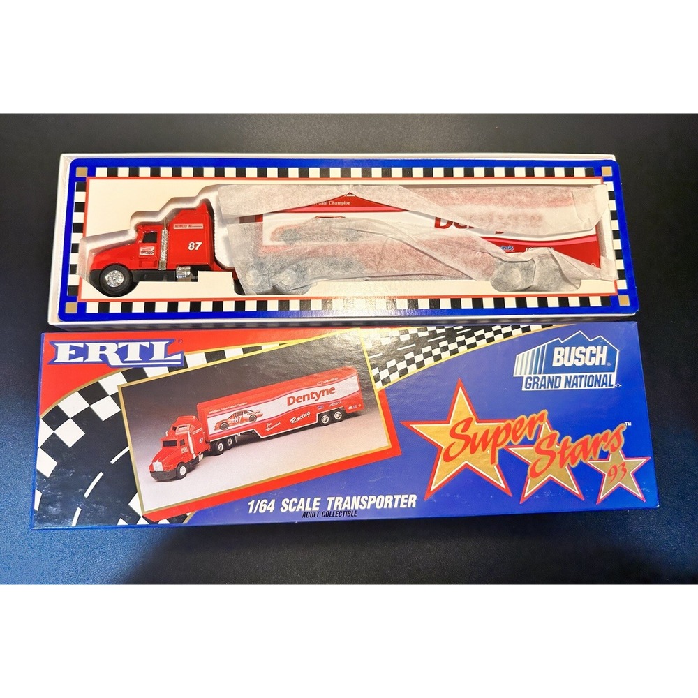 Ertle 1993 Limited Edition 1/64 #87 JOE NEMECHEK DENTYNE Transporter New